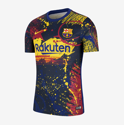 La artística camiseta que Barcelona usará antes de sus partidos en 2020