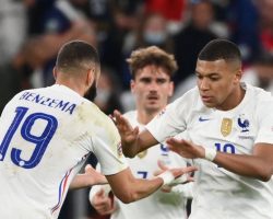 Francia elogia a Benzema y Mbappé