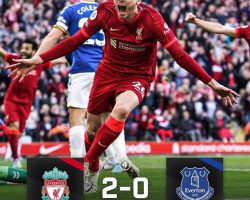 El doblete de Liverpool 2-0 sobre Everton sigue segundo